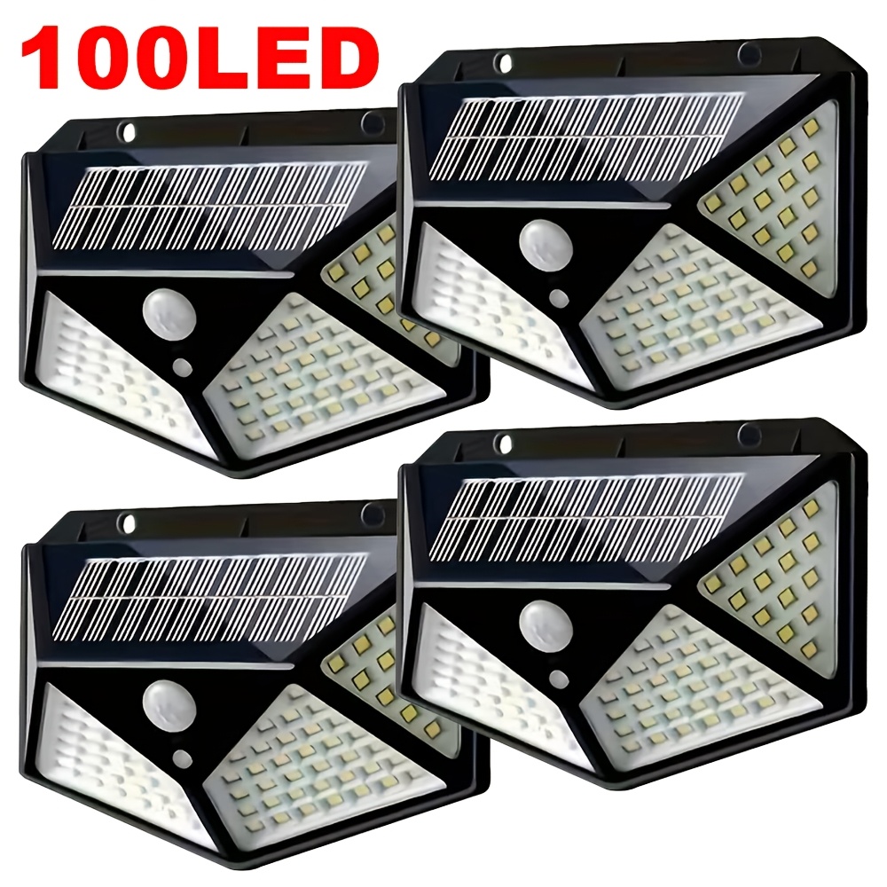 Solar Lamp - 100 LED Zewnętrzna Solarna Lampa Ogrodowa