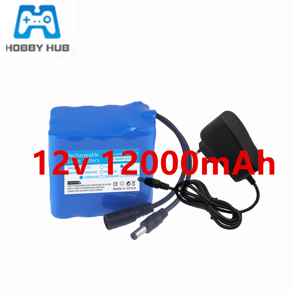 Lithium Battery 12V - Akumulator 12V 12000mAh 3S4P, rzeczywista pojemność,