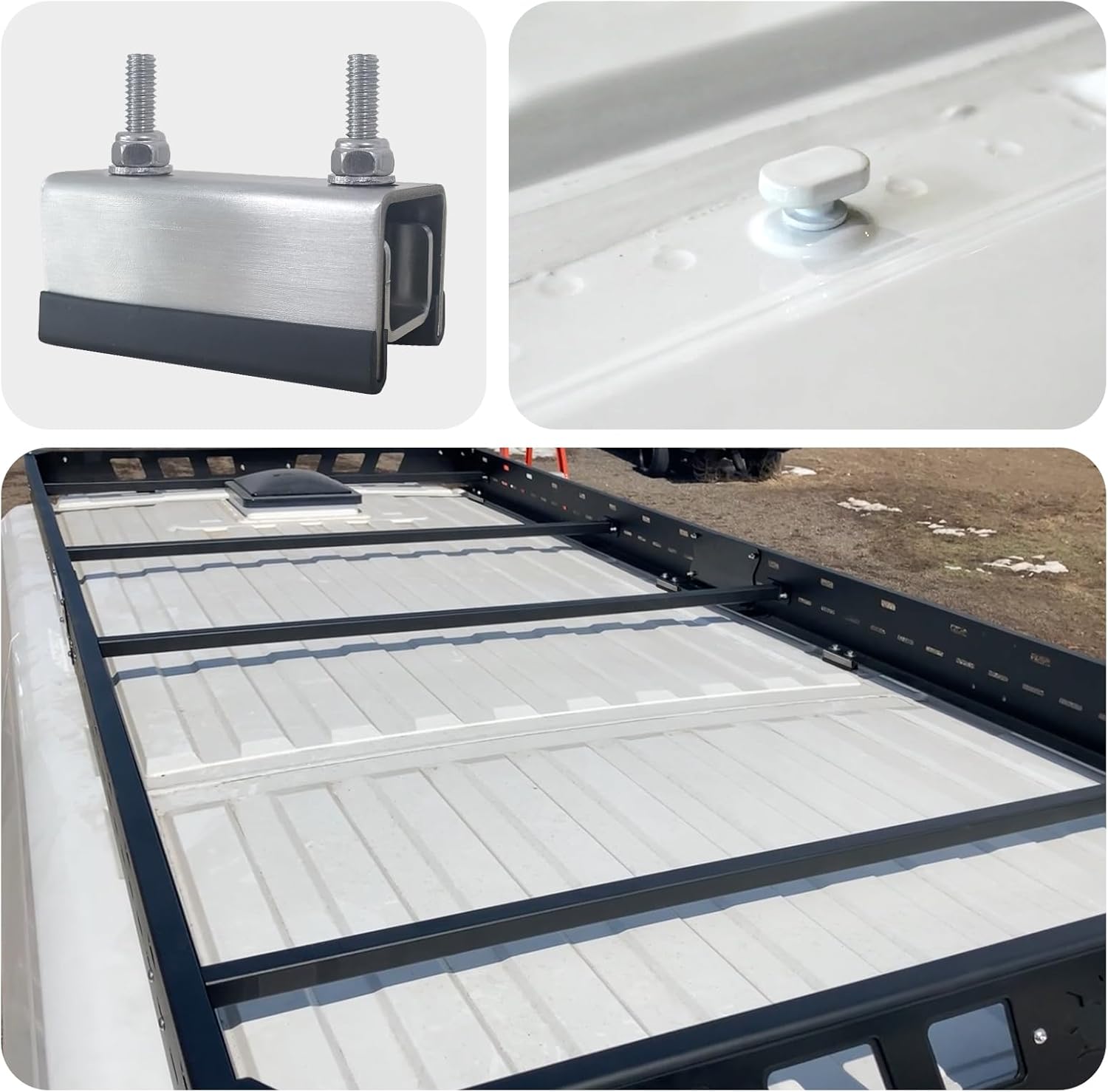 4 sztuki uchwytów montażowych  – Solar Panel recenzja i cena