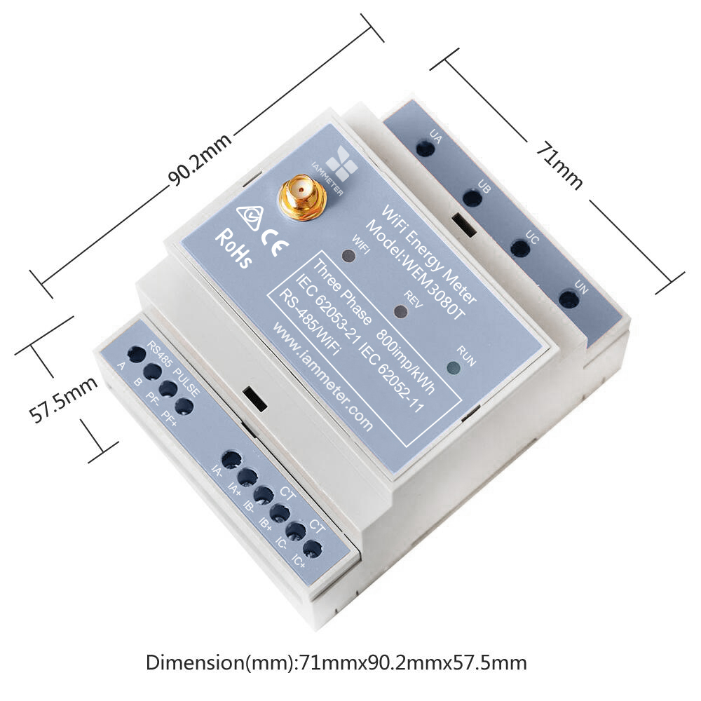 Dwukierunkowy 3-fazowy licznik – Energy Monitor Meter recenzja i cena